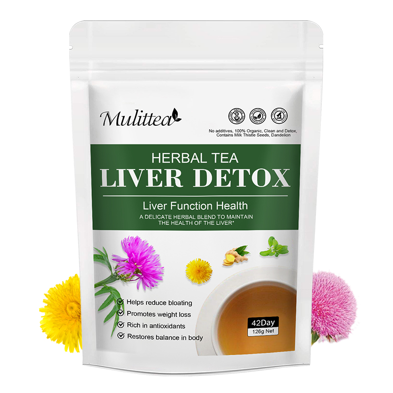 Dandelion Detox Tea - شاي Mulittea لإزالة السموم من الكبد