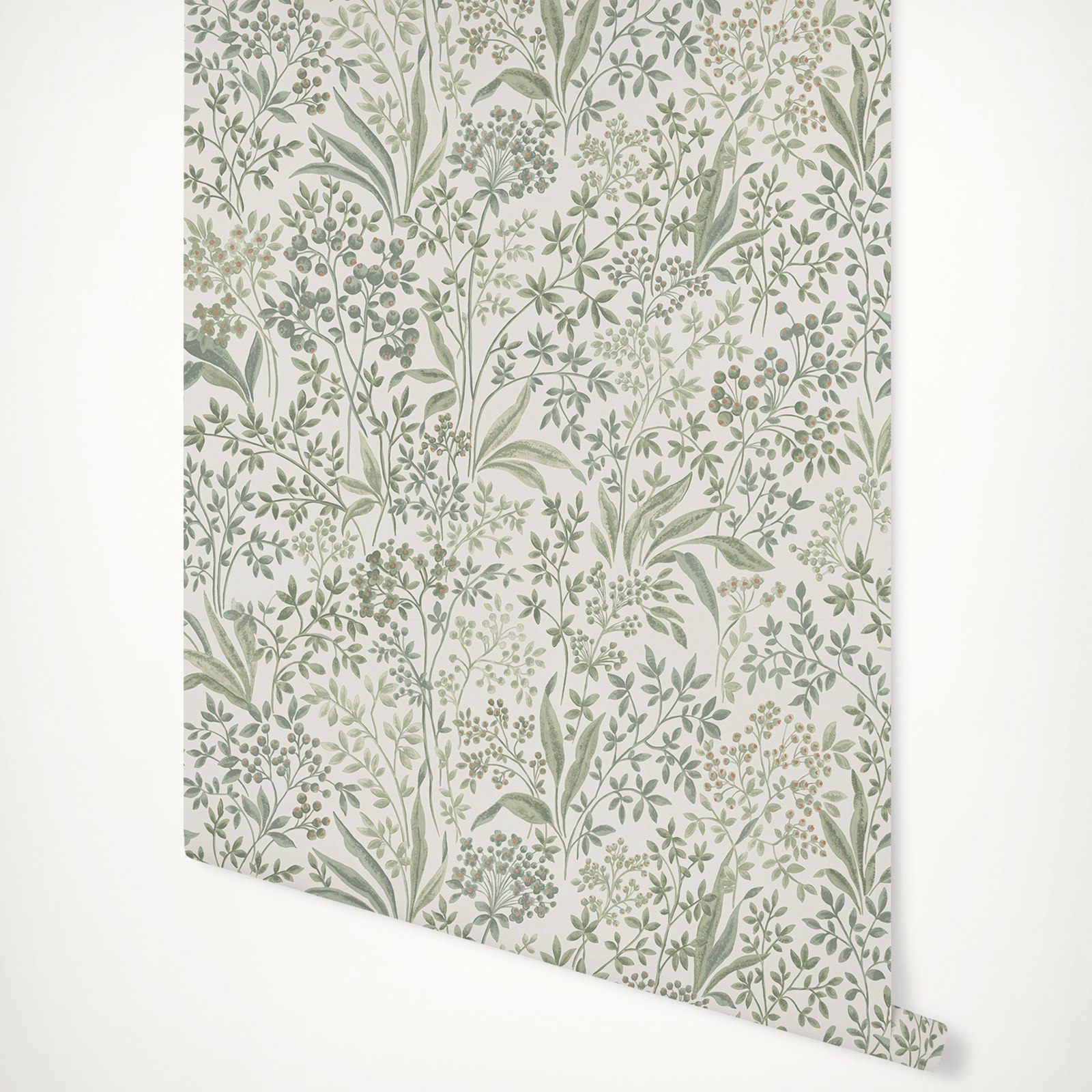 ألوان مائية رسمت خلفية Nocturn - مراجعة Herbal Wallpaper وسعره