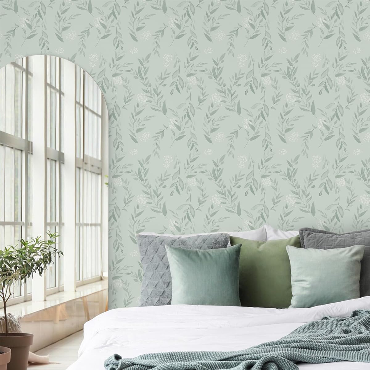 ورق جدران قابل للتقشير واللصق  - مراجعة Herbal Wallpaper وسعره